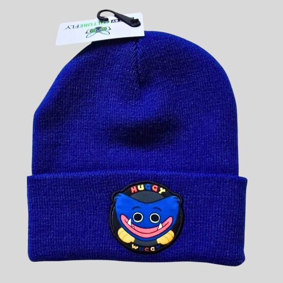 Culturefly Other - Huggy Wuggy Beanie Hat Blue Knit Poppy Playtime Gamer Horror CultureFly NWT